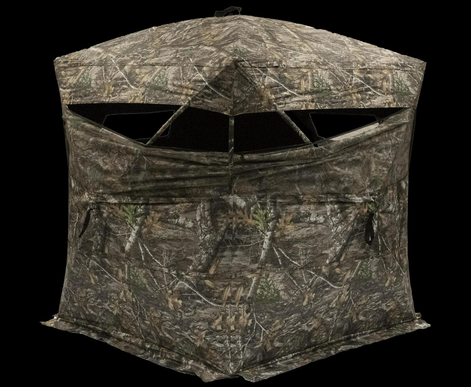 Rhino R-200 Hunting Blind, Hub-Style, Zipper-less Door, Silent Windows, Realtree Camouflage