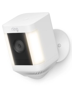 Ring Spotlight Cam Plus, 1080p HD, Motion-Activated LED, Two-Way Talk, Battery-Powered Security Camera