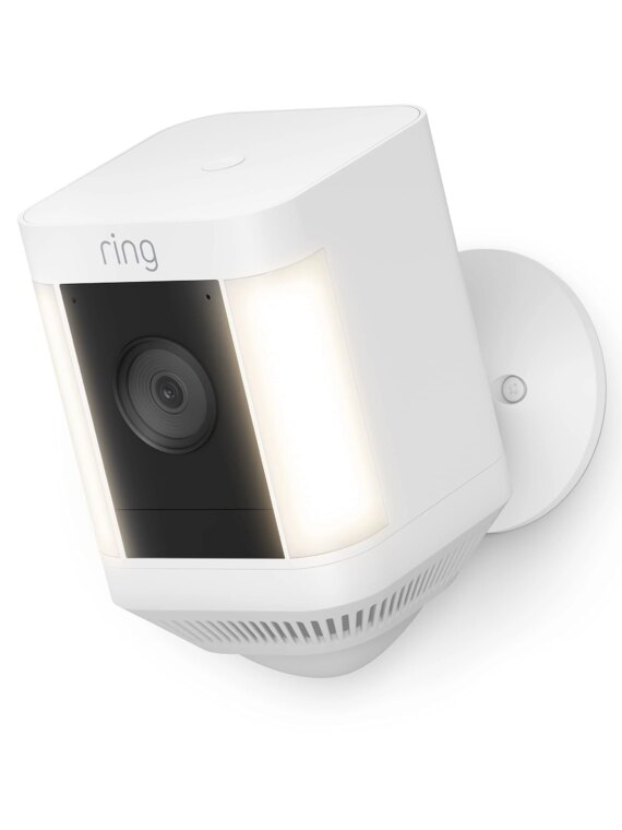 Ring Spotlight Cam Plus, 1080p HD, Motion-Activated LED, Two-Way Talk, Battery-Powered Security Camera