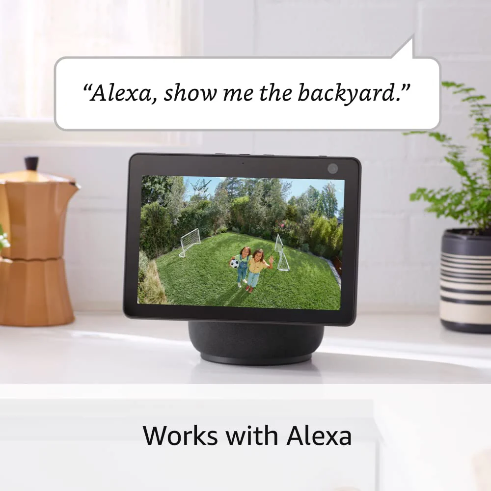 Ring Spotlight Cam Plus, 1080p HD, Motion-Activated LED, Two-Way Talk, Battery-Powered Security Camera