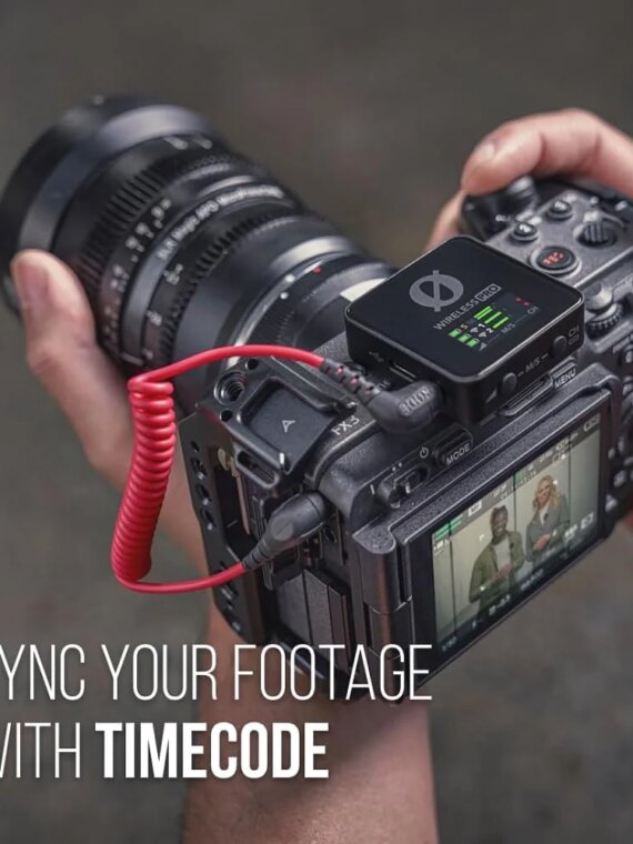 RODE Wireless PRO Compact Microphone System with 2.4GHz Transmission, 32-Bit Recording, Timecode, Lavalier Mics & Charging Case