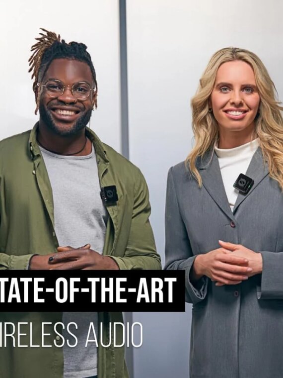 RODE Wireless PRO Compact Microphone System with 2.4GHz Transmission, 32-Bit Recording, Timecode, Lavalier Mics & Charging Case