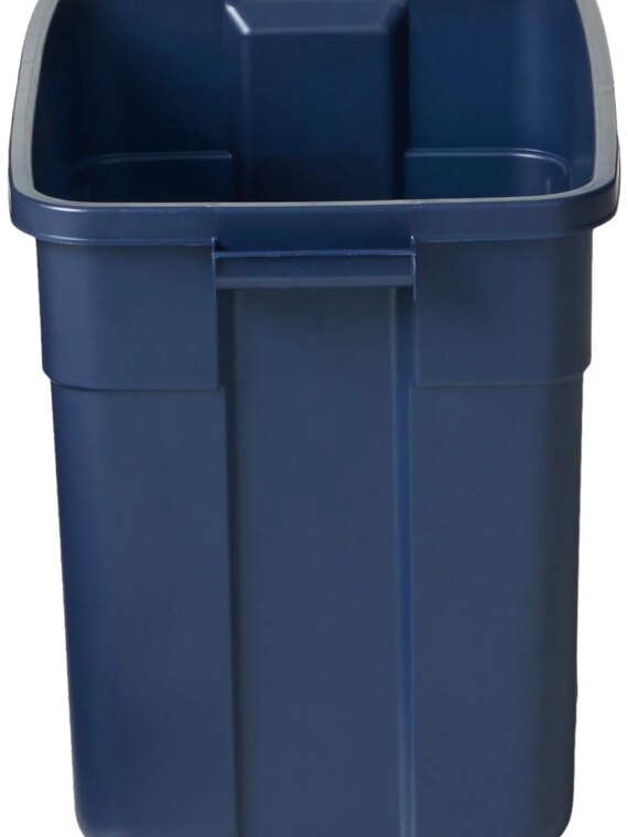 Rubbermaid Roughneck 18 Gal Stackable Storage Bins 6-Pack, Durable & Temperature Resistant, Made in USA