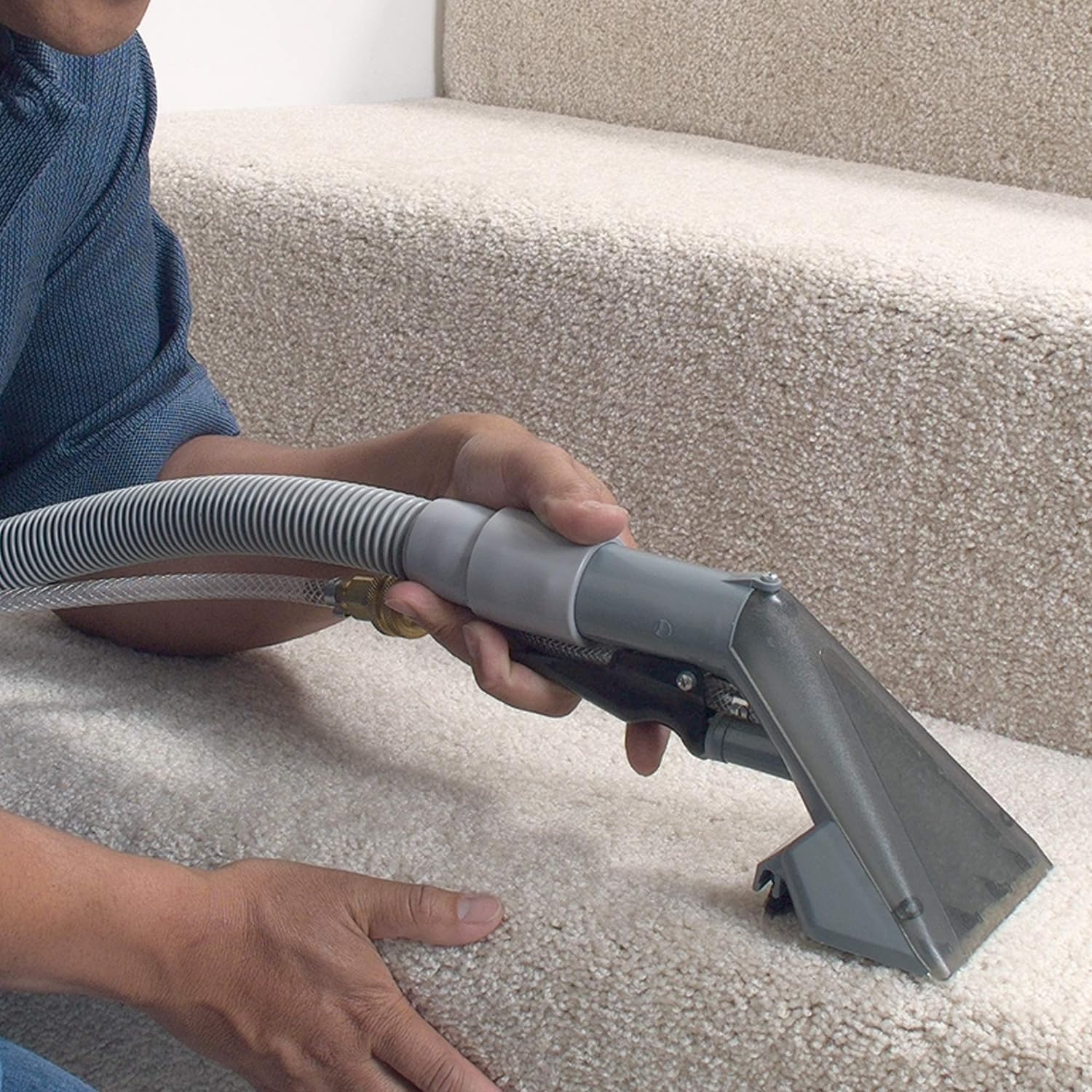 Rug Doctor Universal Upholstery Tool Attachment, 12-ft Hose for X3 Carpet Cleaner, Ideal for Rugs, Stairs, Mattresses & More