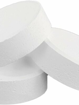 Rx Clear 3″ Stabilized Chlorine Tablets, 50 lbs – Long-Lasting, UV Protected for Pools & Spas