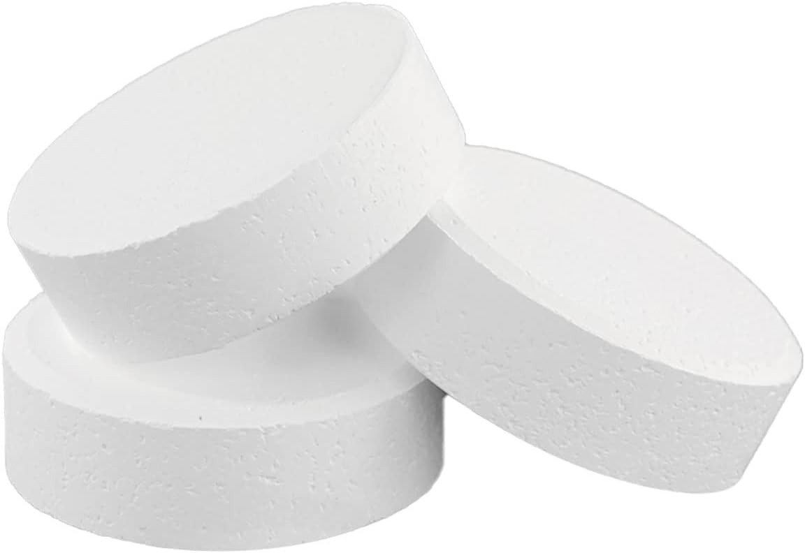 Rx Clear 3" Stabilized Chlorine Tablets, 50 lbs - Long-Lasting, UV Protected for Pools & Spas