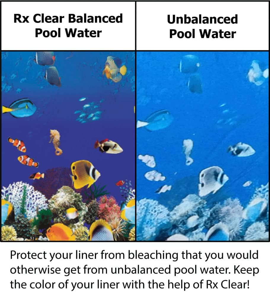 Rx Clear 3" Stabilized Chlorine Tablets, 50 lbs - Long-Lasting, UV Protected for Pools & Spas