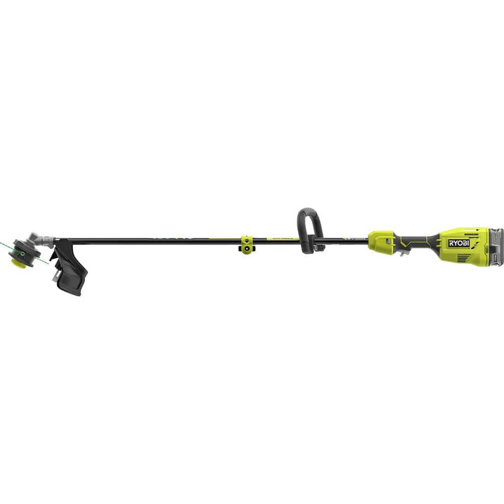 Ryobi 18V ONE+ Brushless Cordless String Trimmer, 15" Adjustable Width, Battery & Charger Included