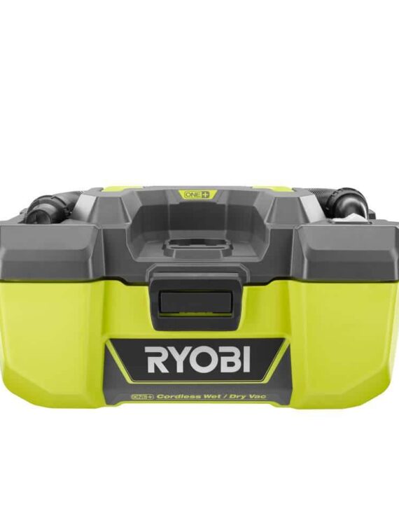 RYOBI 18V ONE+ Cordless 3 Gal. Wet/Dry Vacuum Kit with 4.0 Ah Battery & Charger