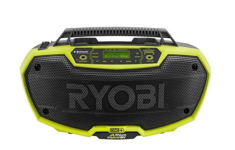 Ryobi One+ P746 18V Bluetooth Radio with Dual Power