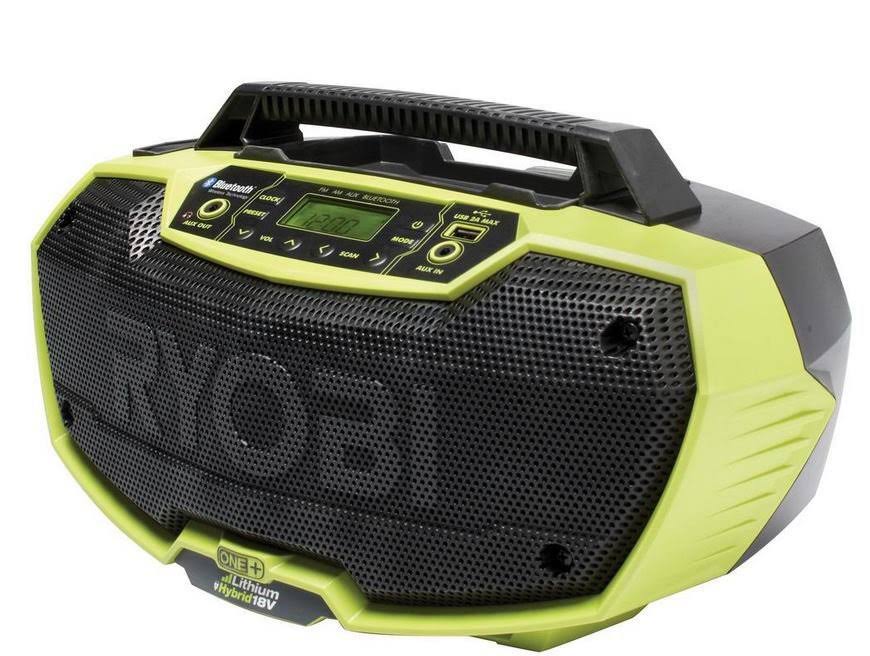 Ryobi One+ P746 18V Bluetooth Radio with Dual Power