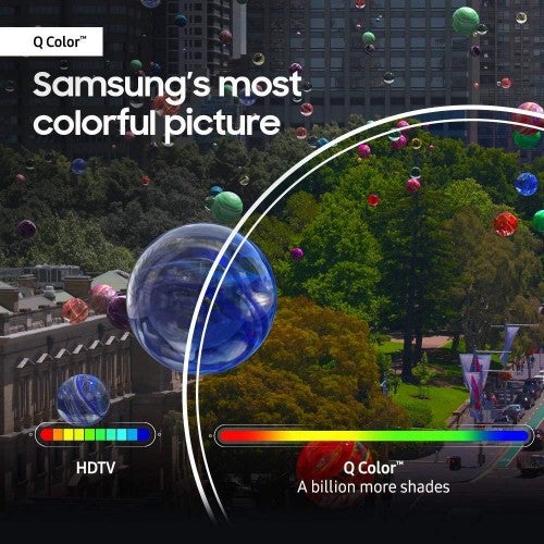 Samsung QN65Q6FN Renewed 65" QLED Smart TV with Q Contrast, HDR, Ambient Mode, and Bixby Voice