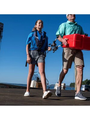 Scepter 12-Gallon Low Profile Marine Fuel Tank – Portable, Spill-Proof, EPA-Compliant, Red