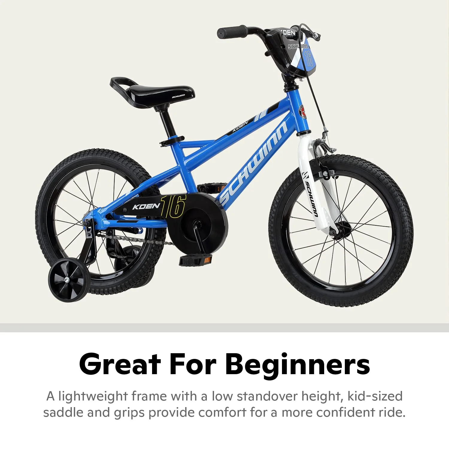 Schwinn Koen & Elm 16-Inch Kids BMX Bike, Adjustable, SmartStart Design, Ages 3-7