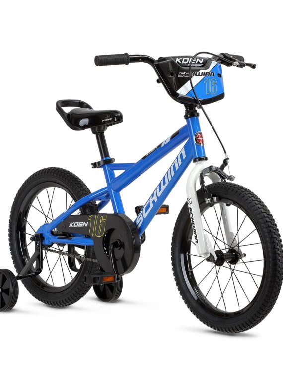 Schwinn Koen & Elm 16-Inch Kids BMX Bike, Adjustable, SmartStart Design, Ages 3-7