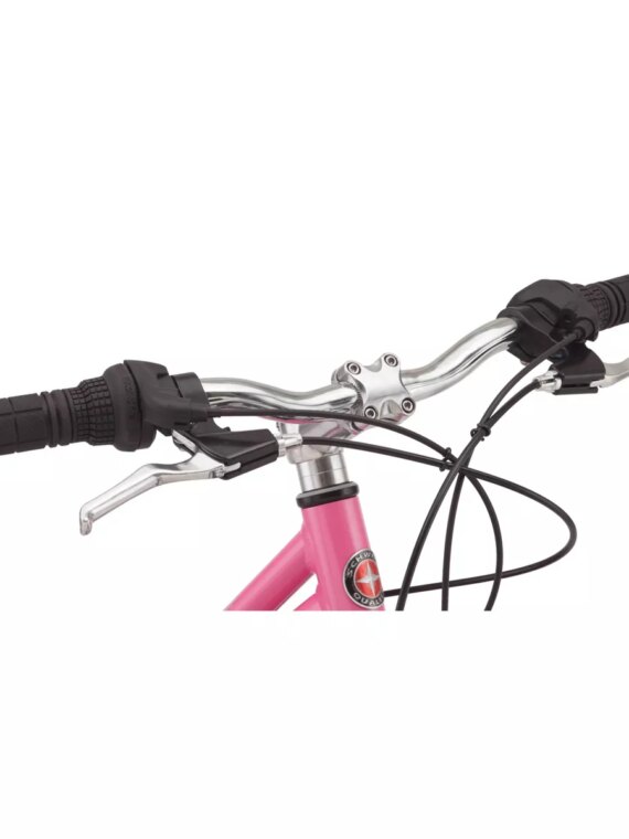 Schwinn Ranger 24" Girls' Mountain Bike, 21-Speed, Pink, Aluminum Frame, Suspension Fork