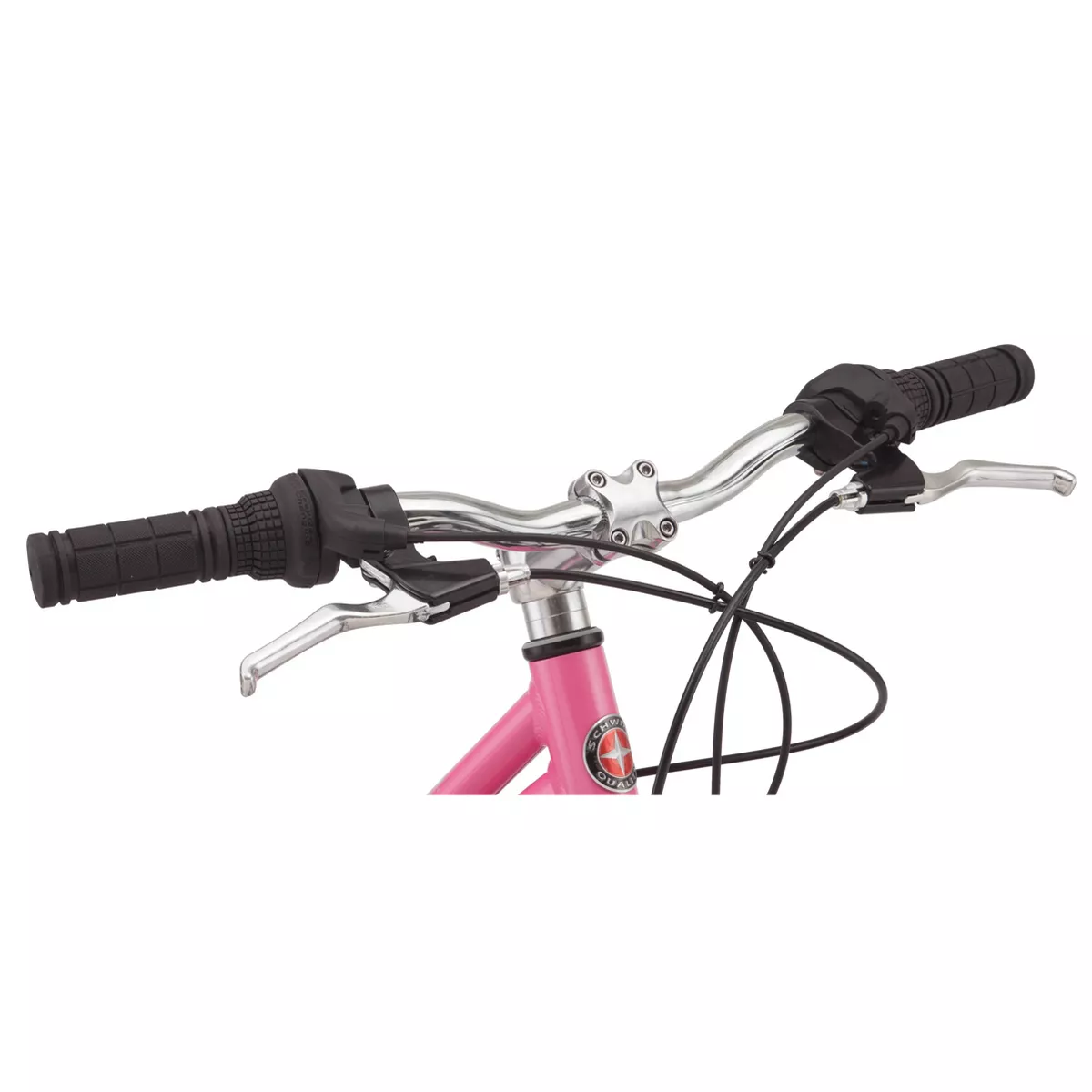 Schwinn Ranger 24" Girls' Mountain Bike, 21-Speed, Pink, Aluminum Frame, Suspension Fork