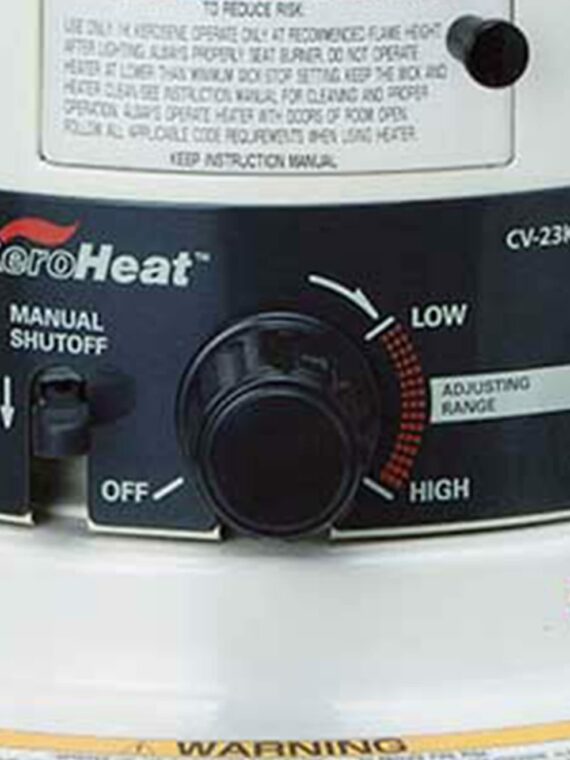 Sengoku HeatMate 23,500 BTU Portable Kerosene Heater, 1000 Sq Ft Coverage, White