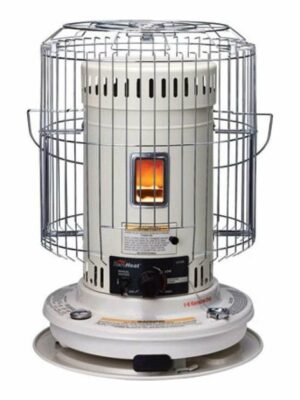 Sengoku HeatMate 23,500 BTU Portable Kerosene Heater, 1000 Sq Ft Coverage, White