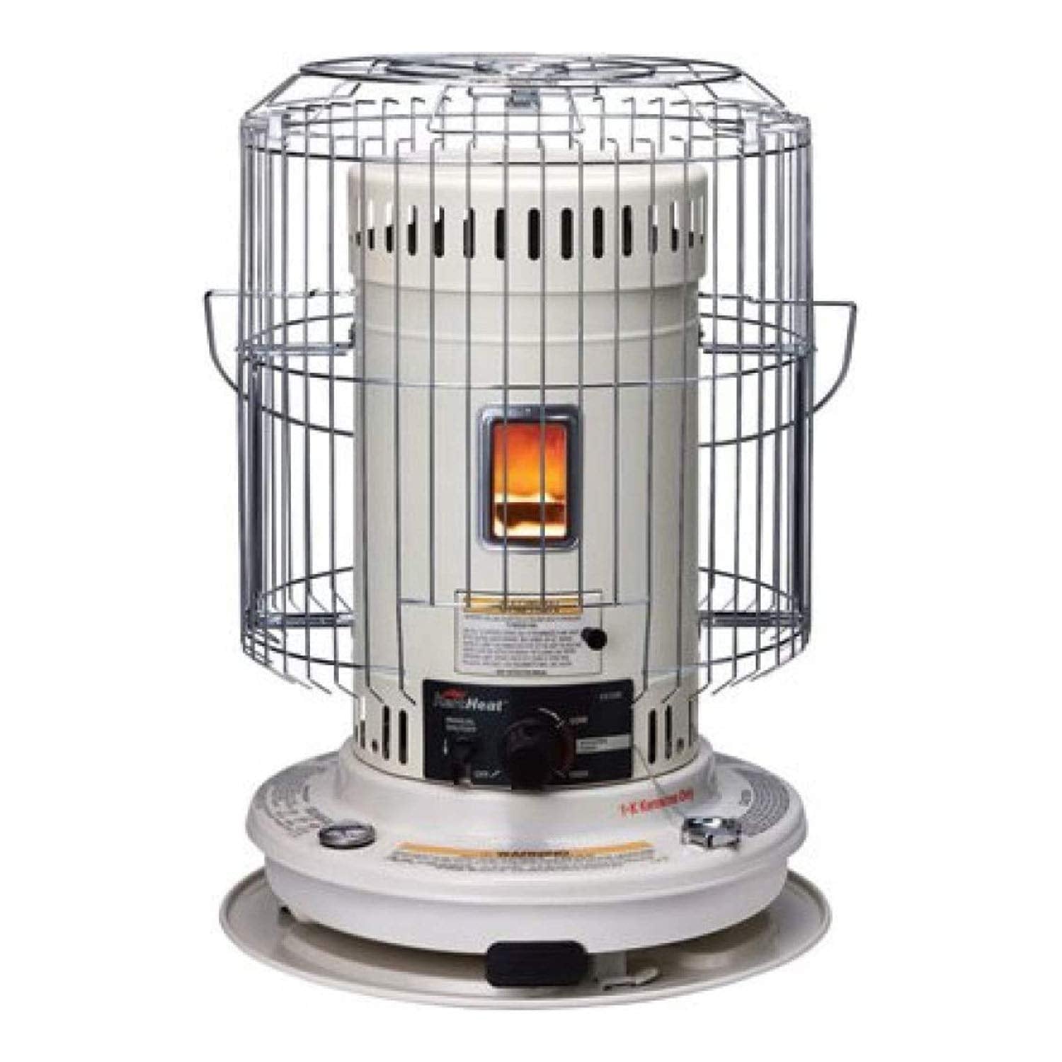 Sengoku HeatMate 23,500 BTU Portable Kerosene Heater, 1000 Sq Ft Coverage, White