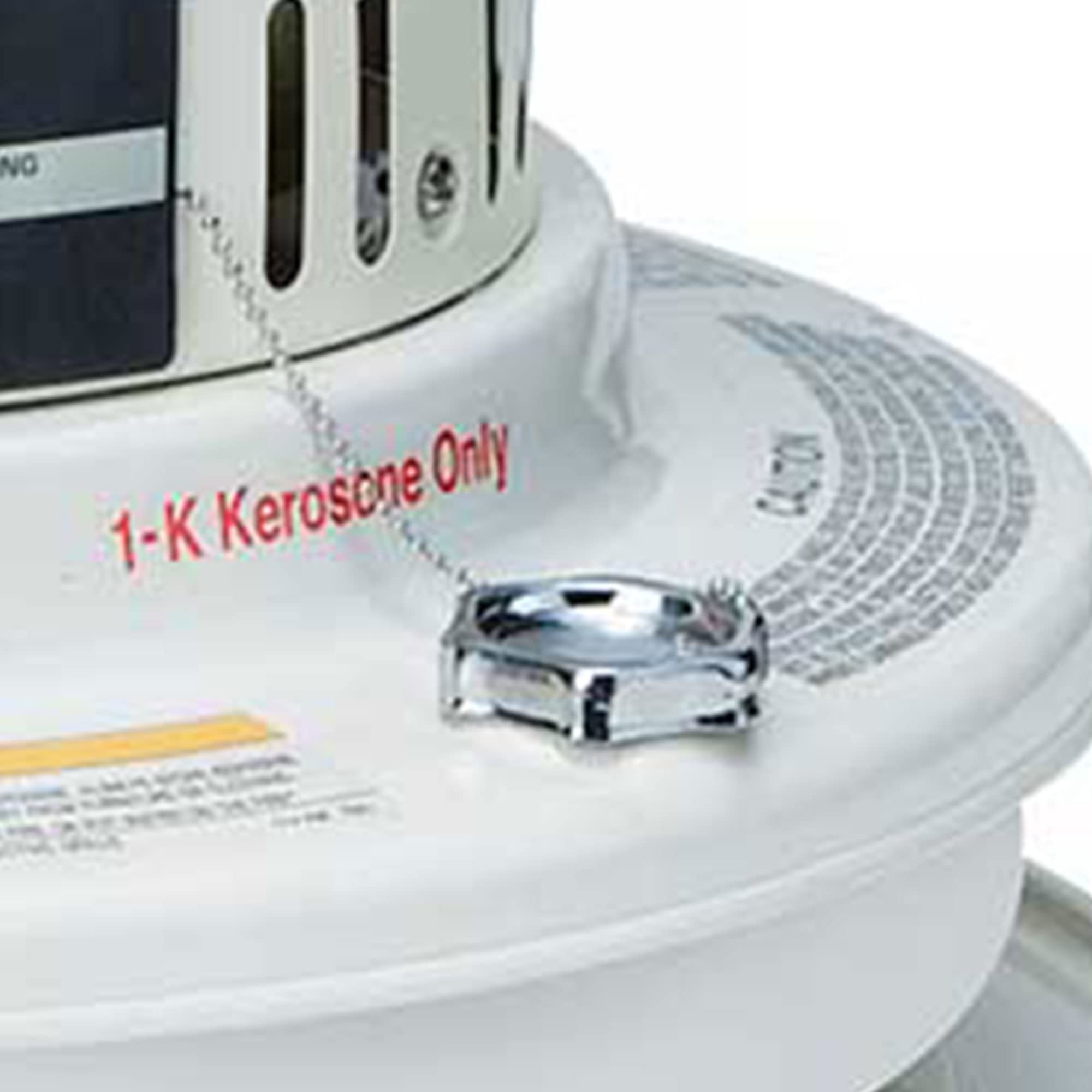 Sengoku HeatMate 23,500 BTU Portable Kerosene Heater, 1000 Sq Ft Coverage, White