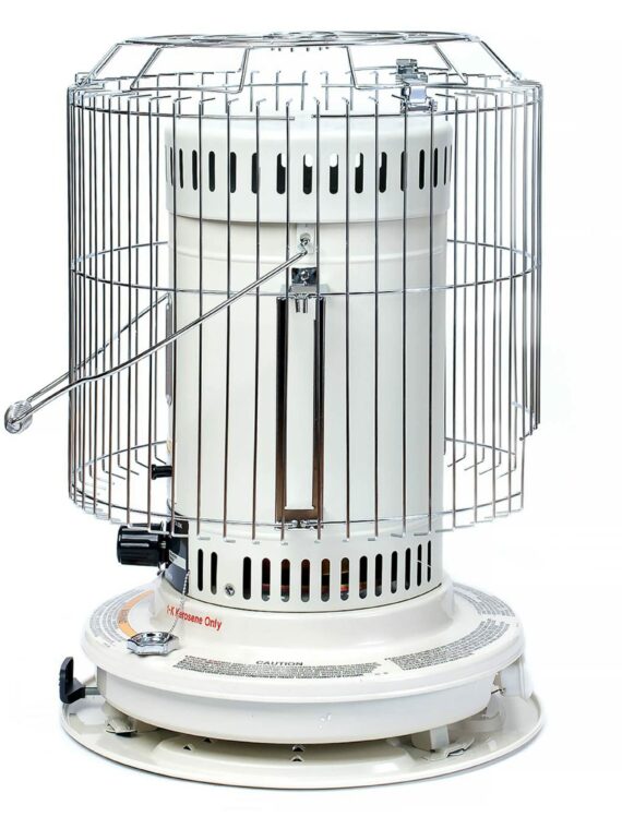 Sengoku HeatMate 23,500 BTU Portable Kerosene Heater, 1000 Sq Ft Coverage, White, Indoor Use