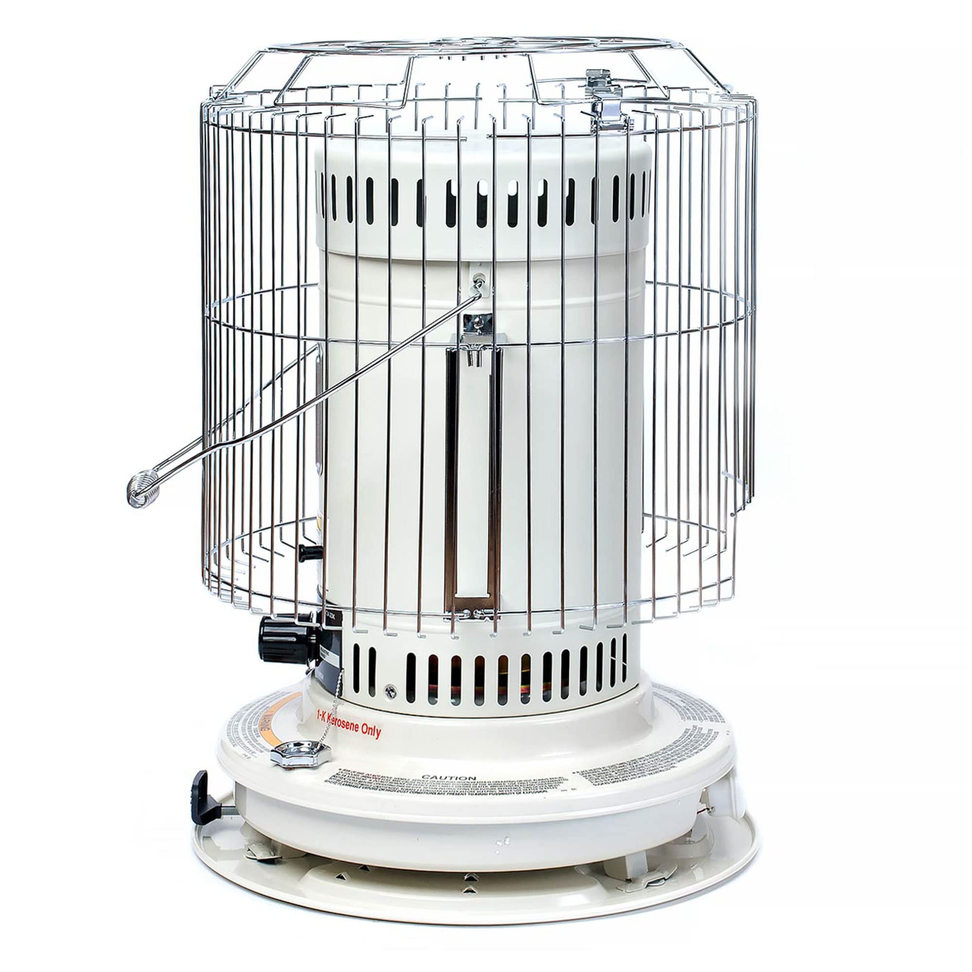 Sengoku HeatMate 23,500 BTU Portable Kerosene Heater, 1000 Sq Ft Coverage, White, Indoor Use