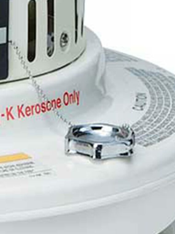 Sengoku HeatMate 23,500 BTU Portable Kerosene Heater, 1000 Sq Ft Coverage, White, Indoor Use