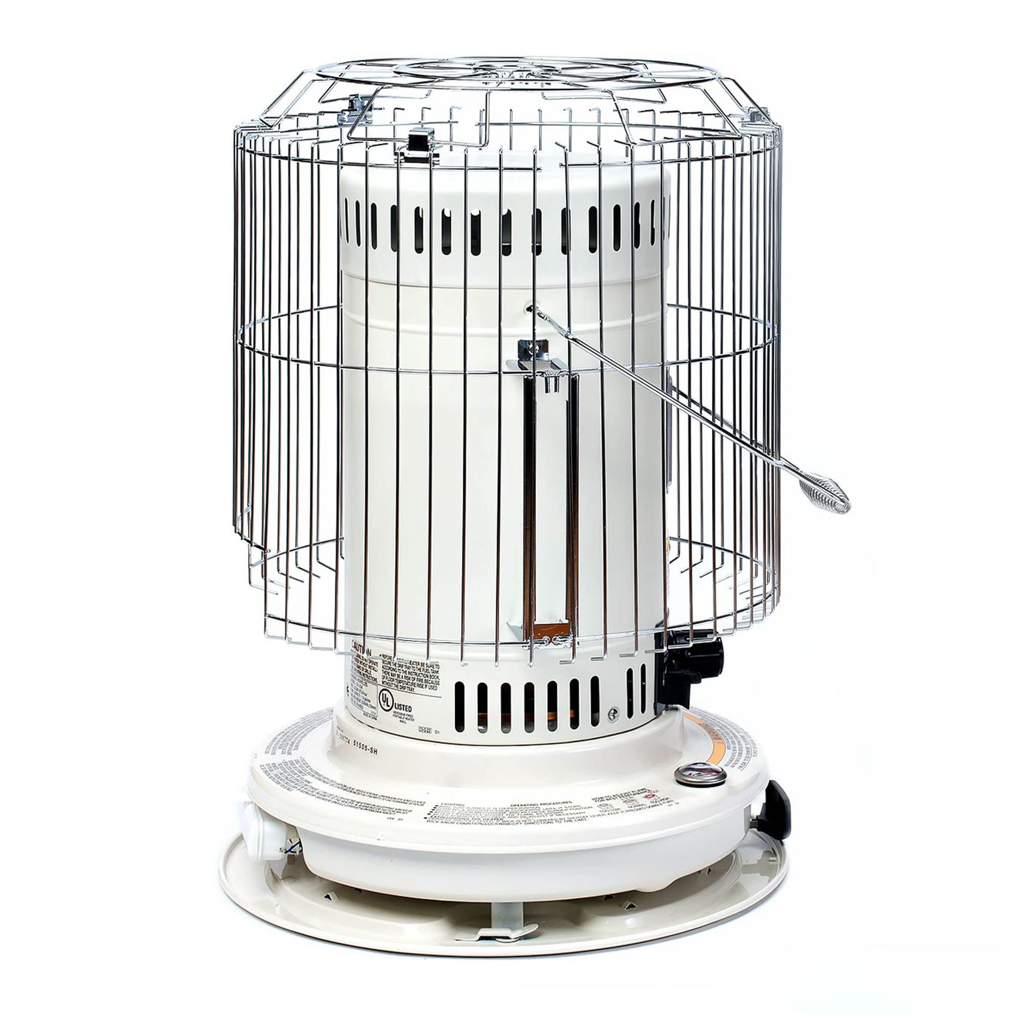 Sengoku HeatMate 23,500 BTU Portable Kerosene Heater, 1000 Sq Ft Coverage, White