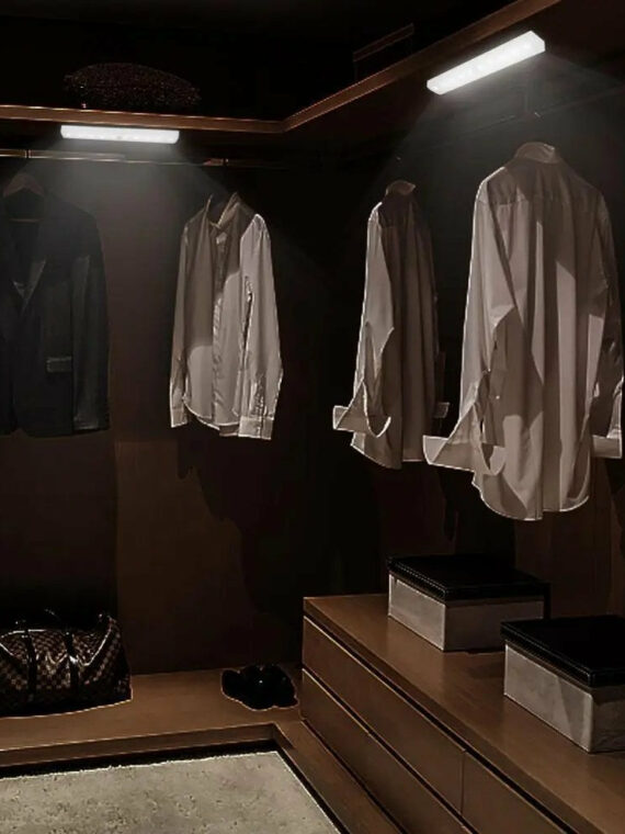 Sensorch™ Motion Sensor LED Light, USB Rechargeable, Easy Installation, Compact Design for Closets and Stairways