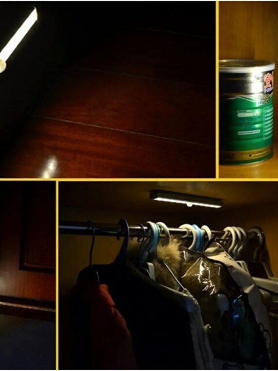 Sensorch™ Motion Sensor LED Light, USB Rechargeable, Easy Installation, Compact Design for Closets and Stairways