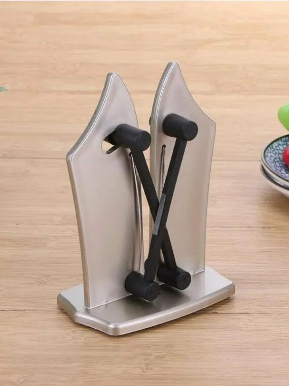 Shapezel™ Professional Stainless Steel Knife Sharpener with Tungsten Carbide Arms for All Blade Types