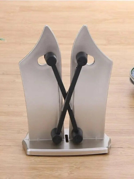 Shapezel™ Professional Stainless Steel Knife Sharpener with Tungsten Carbide Arms for All Blade Types