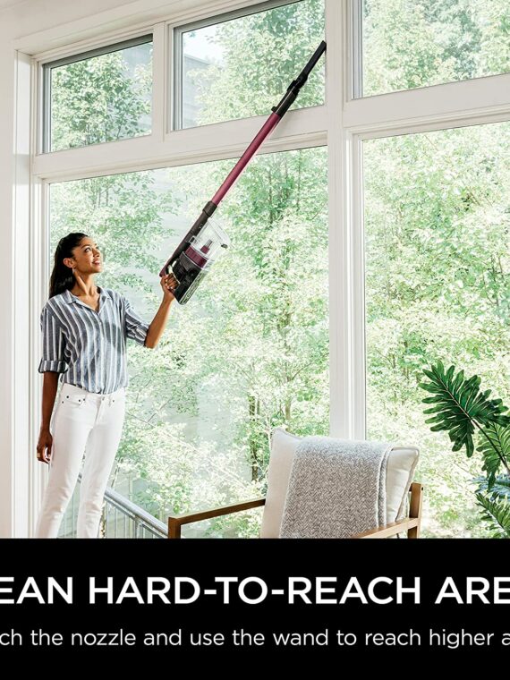 Shark IZ362H Cordless Stick Vacuum, Anti-Allergen, Lightweight, Self-Cleaning Brushroll, 40 Min Runtime, HEPA Filter
