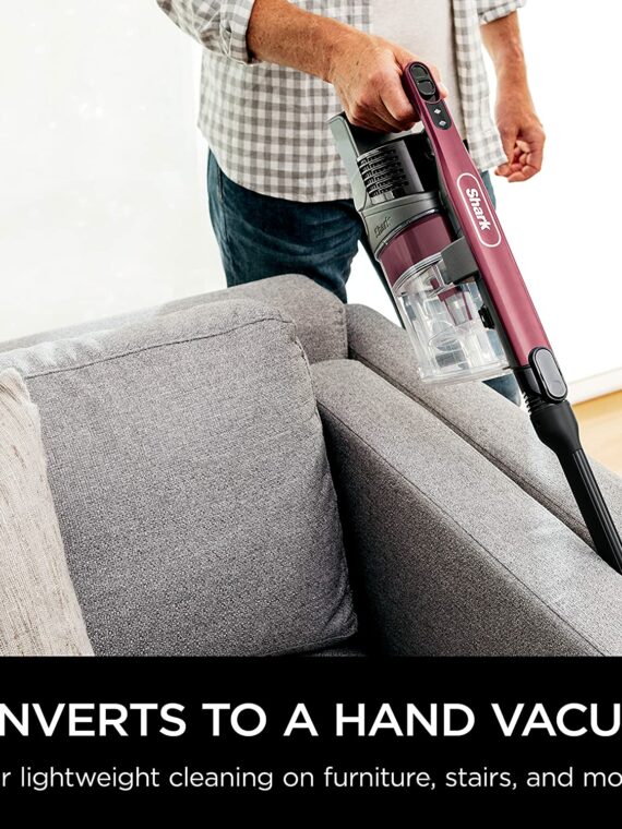 Shark IZ362H Cordless Stick Vacuum, Anti-Allergen, Lightweight, Self-Cleaning Brushroll, 40 Min Runtime, HEPA Filter