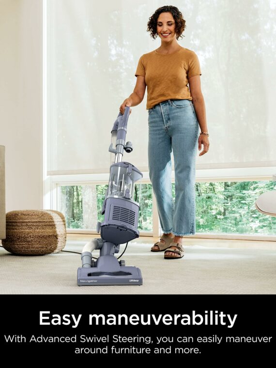 Shark NV352 Navigator Lift-Away Upright Vacuum, HEPA Filter, Lightweight, Swivel Steering, for Carpets & Floors