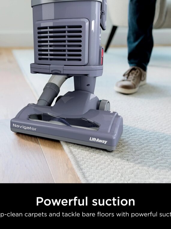 Shark NV352 Navigator Lift-Away Upright Vacuum, HEPA Filter, Lightweight, Swivel Steering, for Carpets & Floors