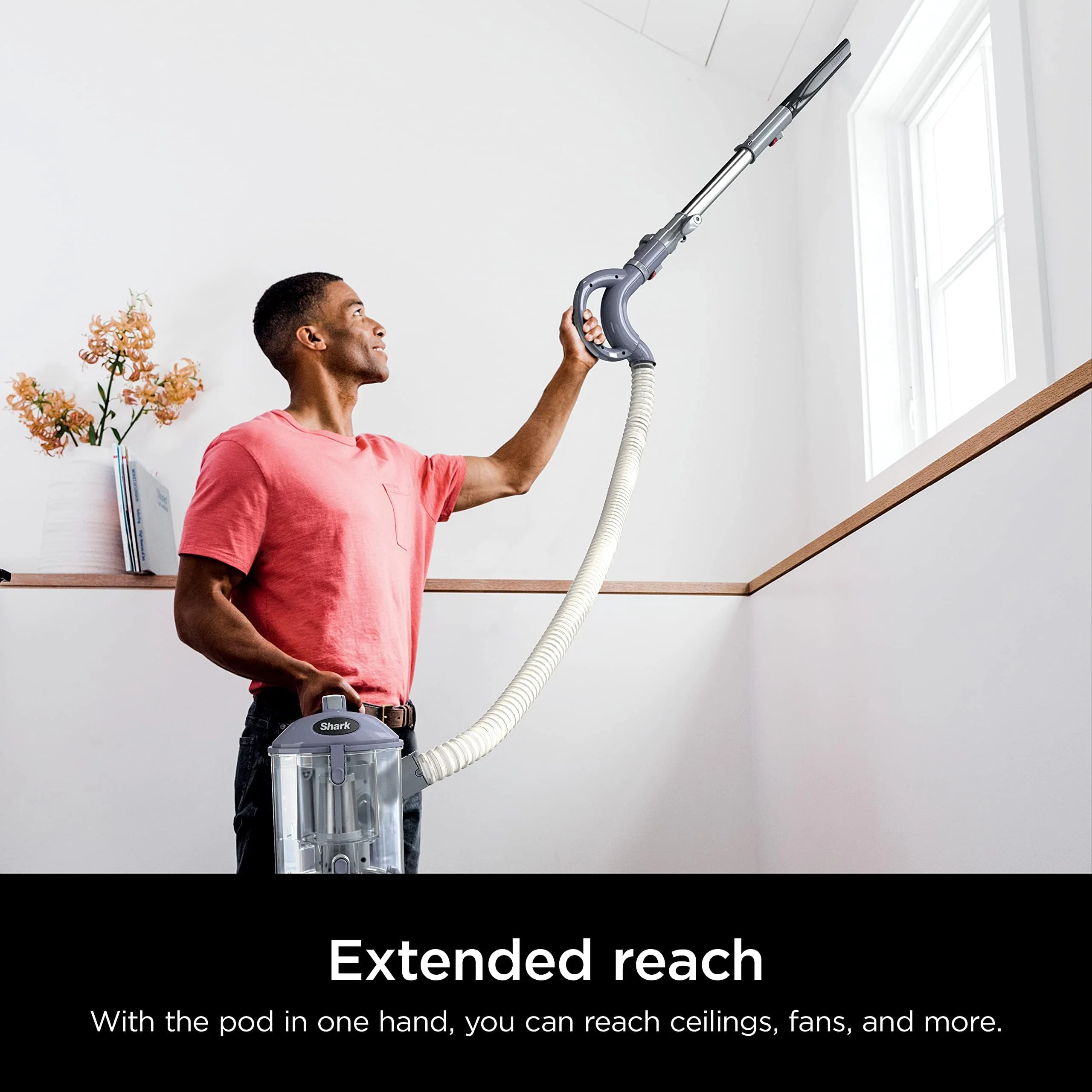 Shark NV352 Navigator Lift-Away Upright Vacuum, HEPA Filter, Lightweight, Swivel Steering, for Carpets & Floors