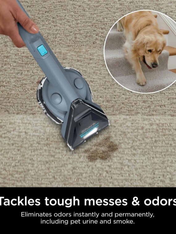 Shark StainStriker Carpet & Upholstery Cleaner, Powerful Stain Removal, 20x Stain-Fighting, Lightweight, Pet-Friendly