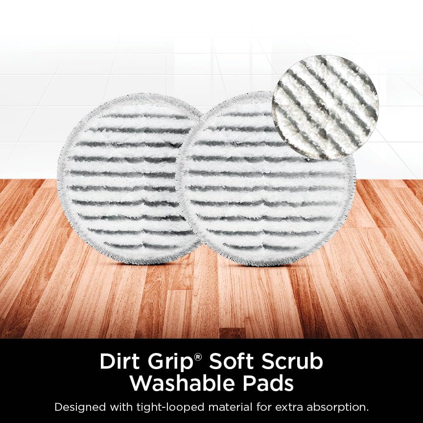 Shark Steam & Scrub Mop - All-in-One Sanitizing, 3 Steam Modes, LED Headlights, 150+ Scrubs/Min, For Sealed Hard Floors