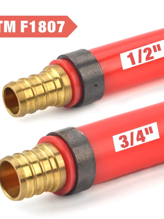 SharkBite Iwiss PEX Crimp Tool Kit, 5-Piece, Crimps 1/2" & 3/4" Copper Rings, Includes Cutter & Gauge