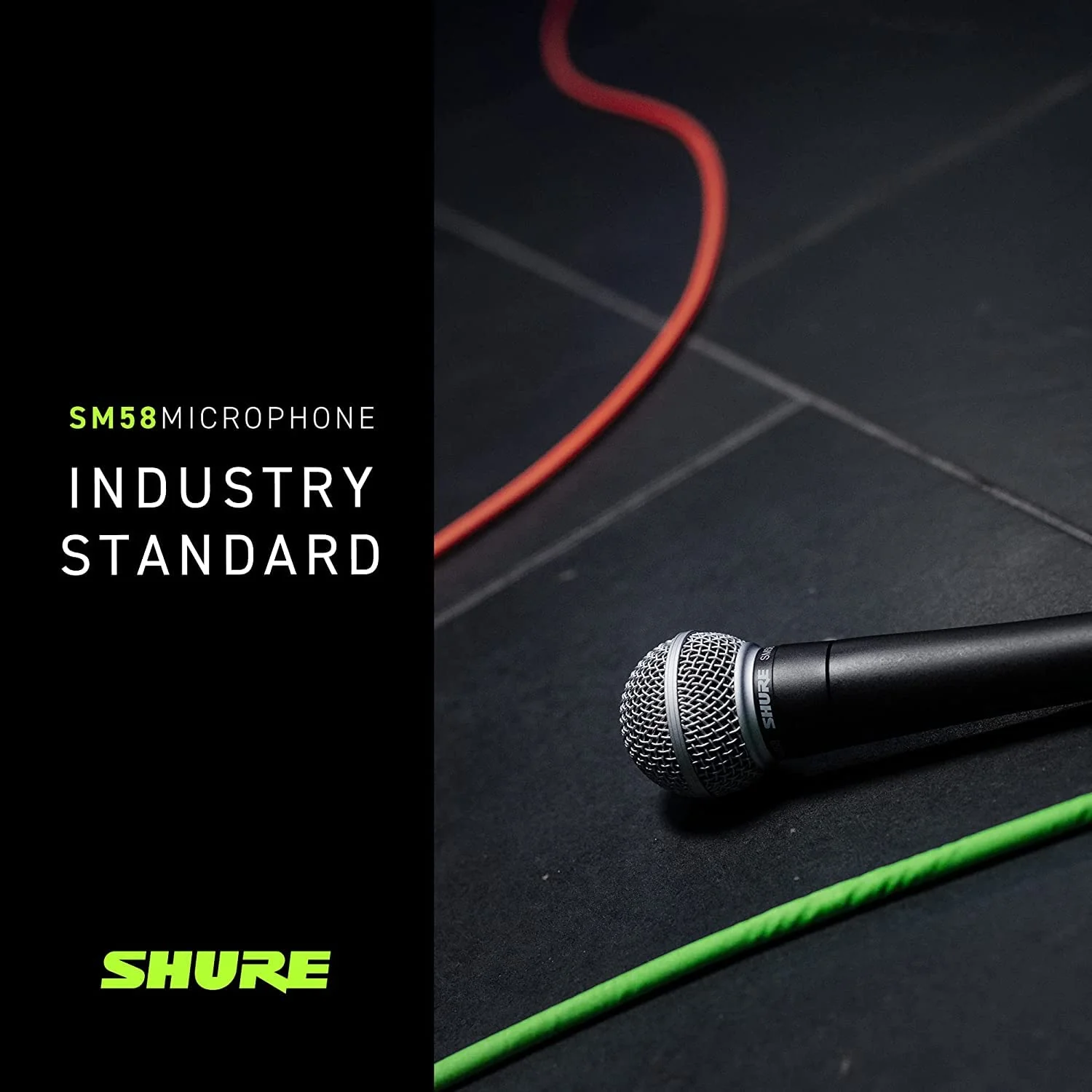 Shure SM58 Cardioid Dynamic Vocal Microphone for Live & Studio Performance