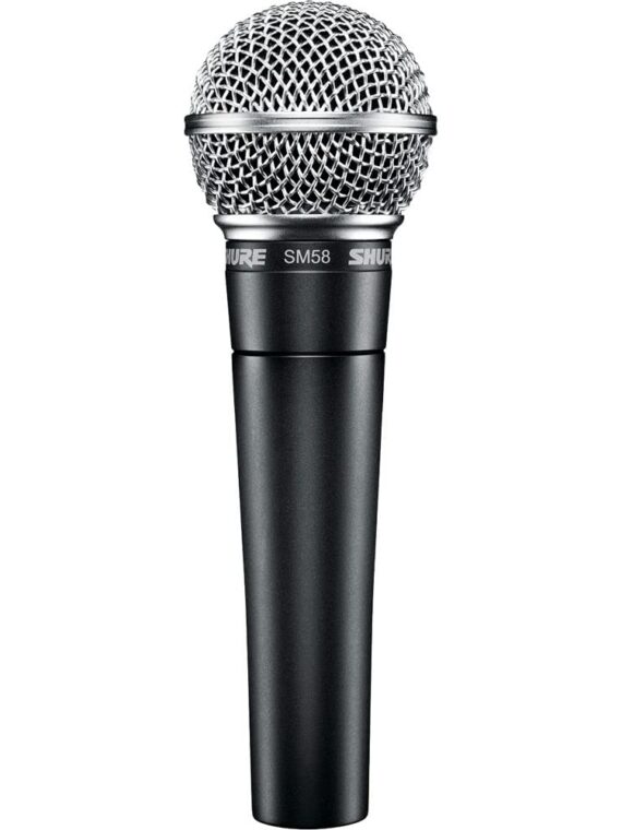 Shure SM58 Cardioid Dynamic Vocal Microphone for Live & Studio Performance