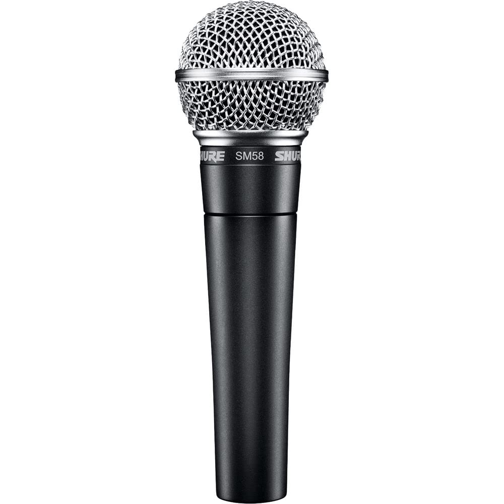 Shure SM58 Cardioid Dynamic Vocal Microphone for Live & Studio Performance