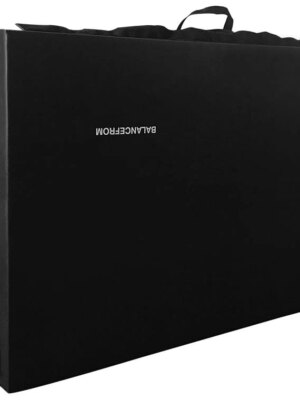 Signature Fitness 4’x8’x2″ Folding Gym Mat, High-Density Foam, Durable Vinyl, for Yoga & Martial Arts