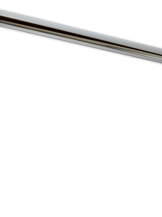 Simple Houseware Z-Base Garment Rack, Industrial Grade, 400 lbs Capacity, Heavy-Duty Casters, Silver Finish