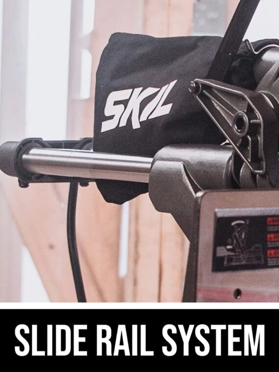 SKIL 10" Dual Bevel Sliding Compound Miter Saw, 15 Amp Motor, LED Shadow Line, 2x12 Capacity