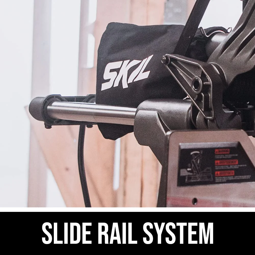 SKIL 10" Dual Bevel Sliding Compound Miter Saw, 15 Amp Motor, LED Shadow Line, 2x12 Capacity