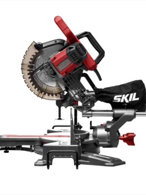 SKIL 10″ Dual Bevel Sliding Compound Miter Saw, 15 Amp Motor, LED Shadow Line, 2×12 Capacity