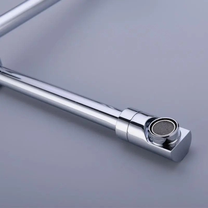 Sleek Stainless Steel Retractable Wall-Mounted Pot Filler Faucet for Kitchen by [Brand Name]